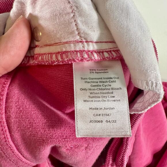 Talbots Women's 24W Simply Flattering Collection Pink Straight Corduroy Pants - Picture 4 of 6